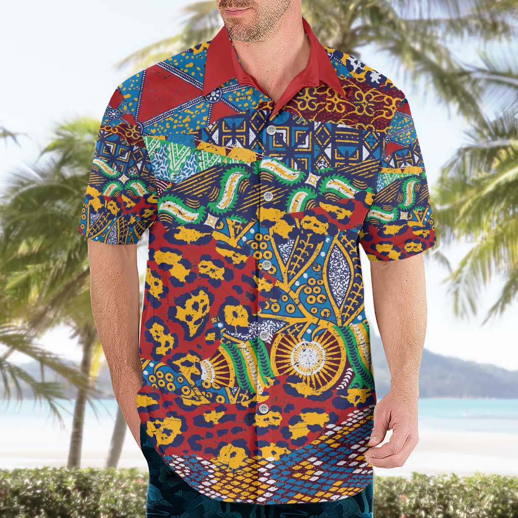Traditional African Animal Skins Pattern Hawaiian Shirt - Wonder Print Shop