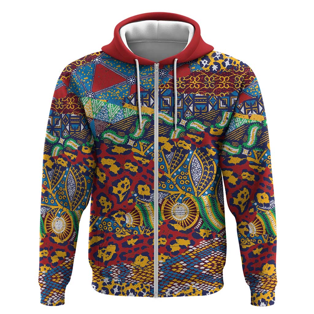 Traditional African Animal Skins Pattern Hoodie - Wonder Print Shop