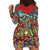 Traditional African Animal Skins Pattern Hoodie Dress - Wonder Print Shop