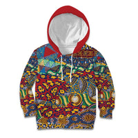 Traditional African Animal Skins Pattern Kid Hoodie - Wonder Print Shop