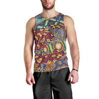 Traditional African Animal Skins Pattern Men Tank Top - Wonder Print Shop
