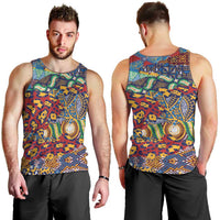 Traditional African Animal Skins Pattern Men Tank Top - Wonder Print Shop