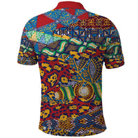 Traditional African Animal Skins Pattern Polo Shirt - Wonder Print Shop