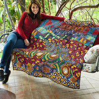 Traditional African Animal Skins Pattern Quilt - Wonder Print Shop