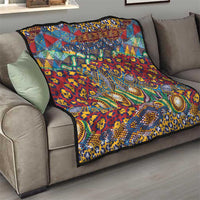 Traditional African Animal Skins Pattern Quilt - Wonder Print Shop