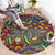Traditional African Animal Skins Pattern Round Carpet