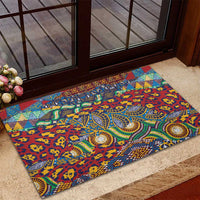 Traditional African Animal Skins Pattern Rubber Doormat - Wonder Print Shop