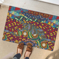 Traditional African Animal Skins Pattern Rubber Doormat - Wonder Print Shop