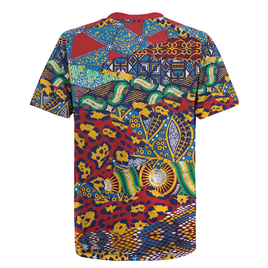 Traditional African Animal Skins Pattern Rugby Jersey - Wonder Print Shop