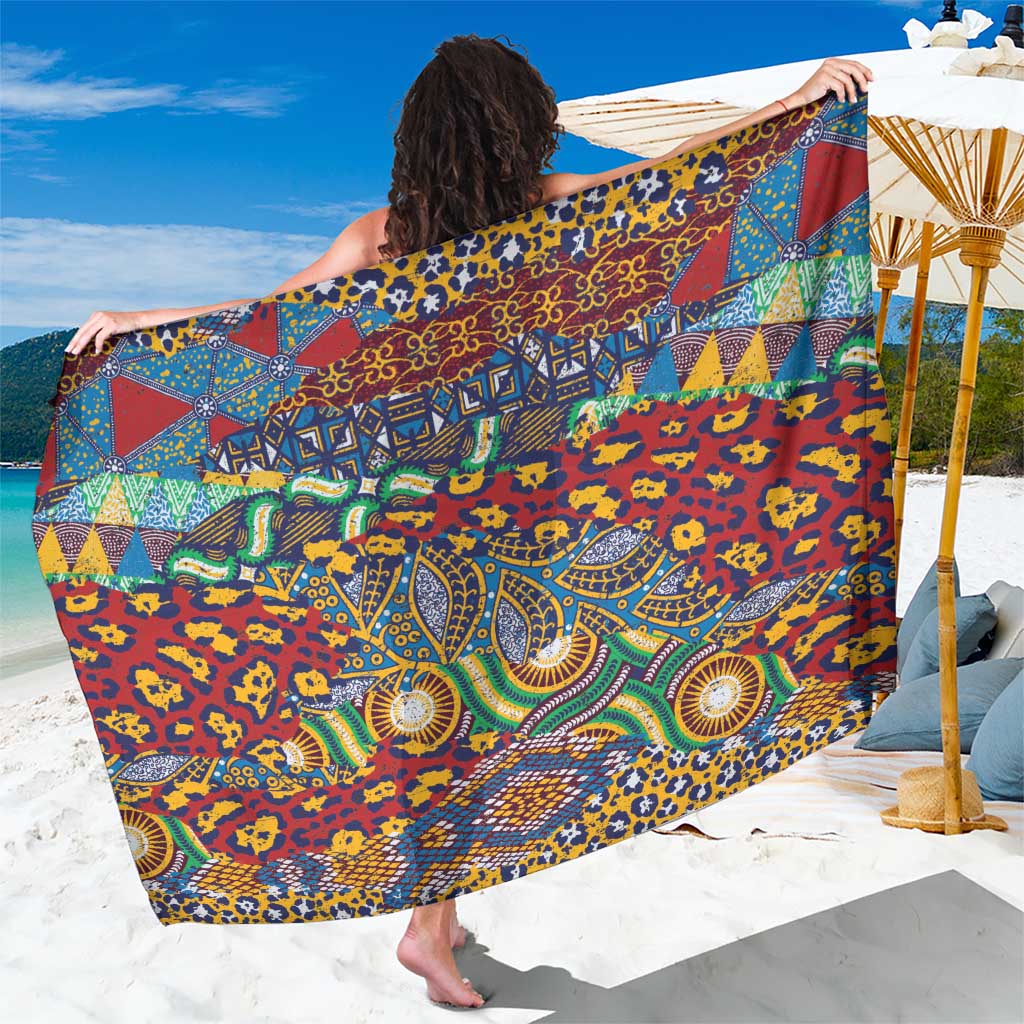 Traditional African Animal Skins Pattern Sarong - Wonder Print Shop