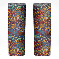 Traditional African Animal Skins Pattern Skinny Tumbler - Wonder Print Shop