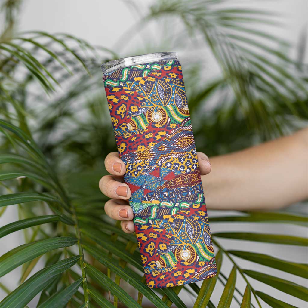 Traditional African Animal Skins Pattern Skinny Tumbler - Wonder Print Shop