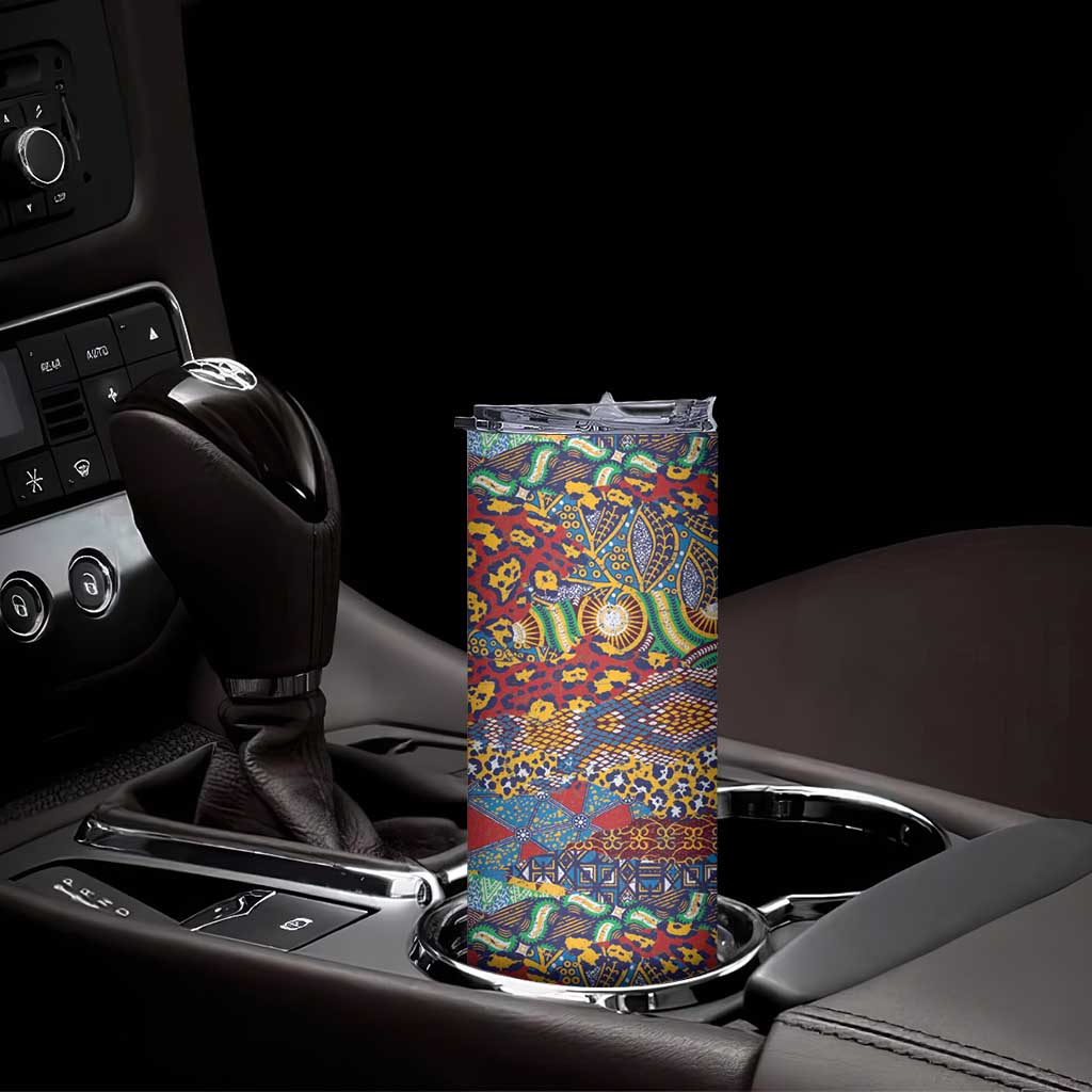 Traditional African Animal Skins Pattern Skinny Tumbler - Wonder Print Shop