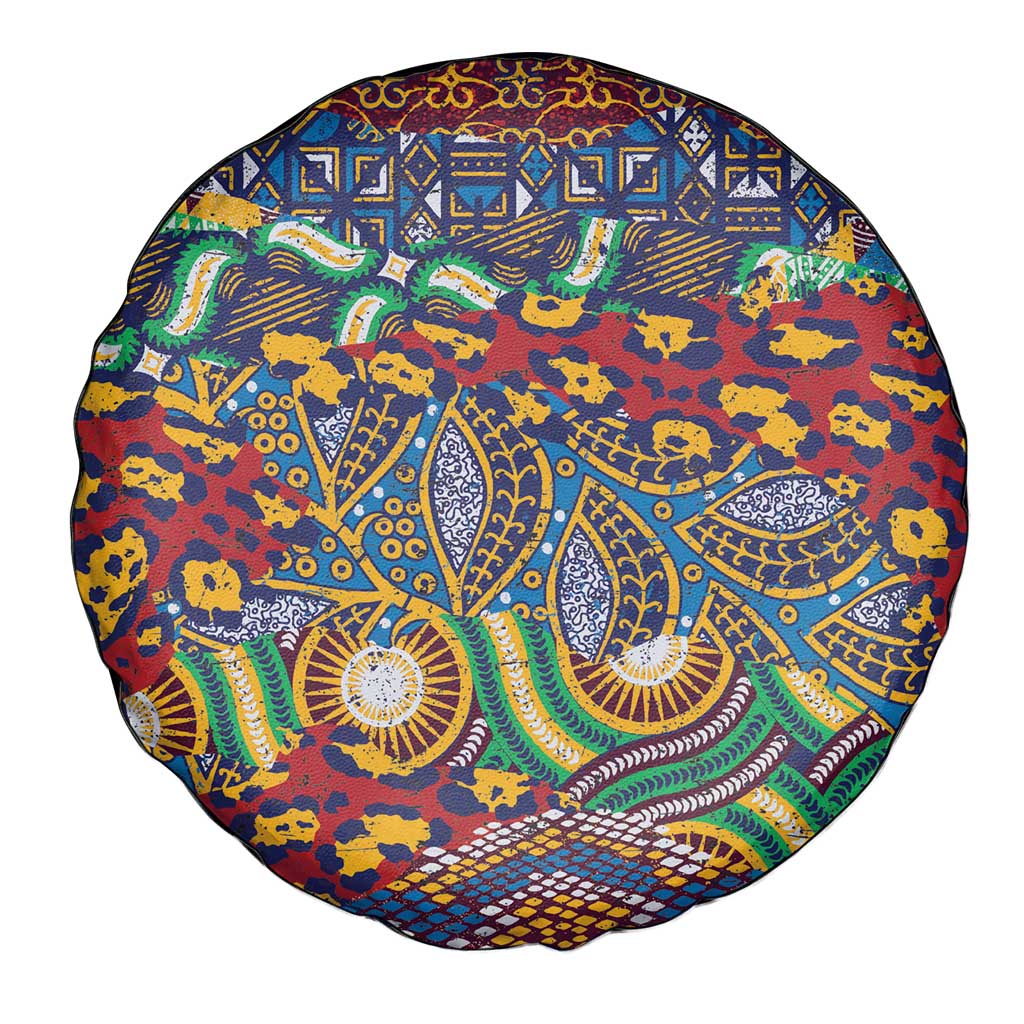 Traditional African Animal Skins Pattern Spare Tire Cover - Wonder Print Shop