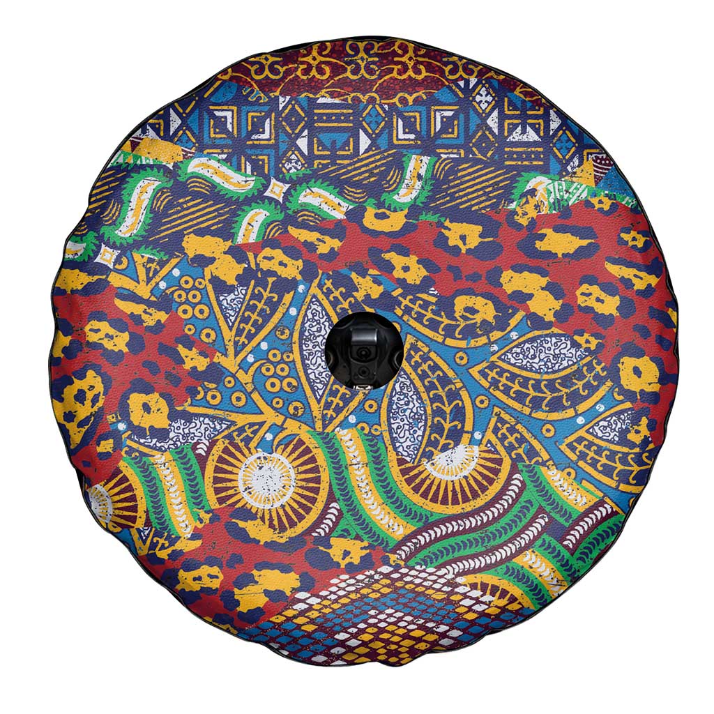 Traditional African Animal Skins Pattern Spare Tire Cover - Wonder Print Shop