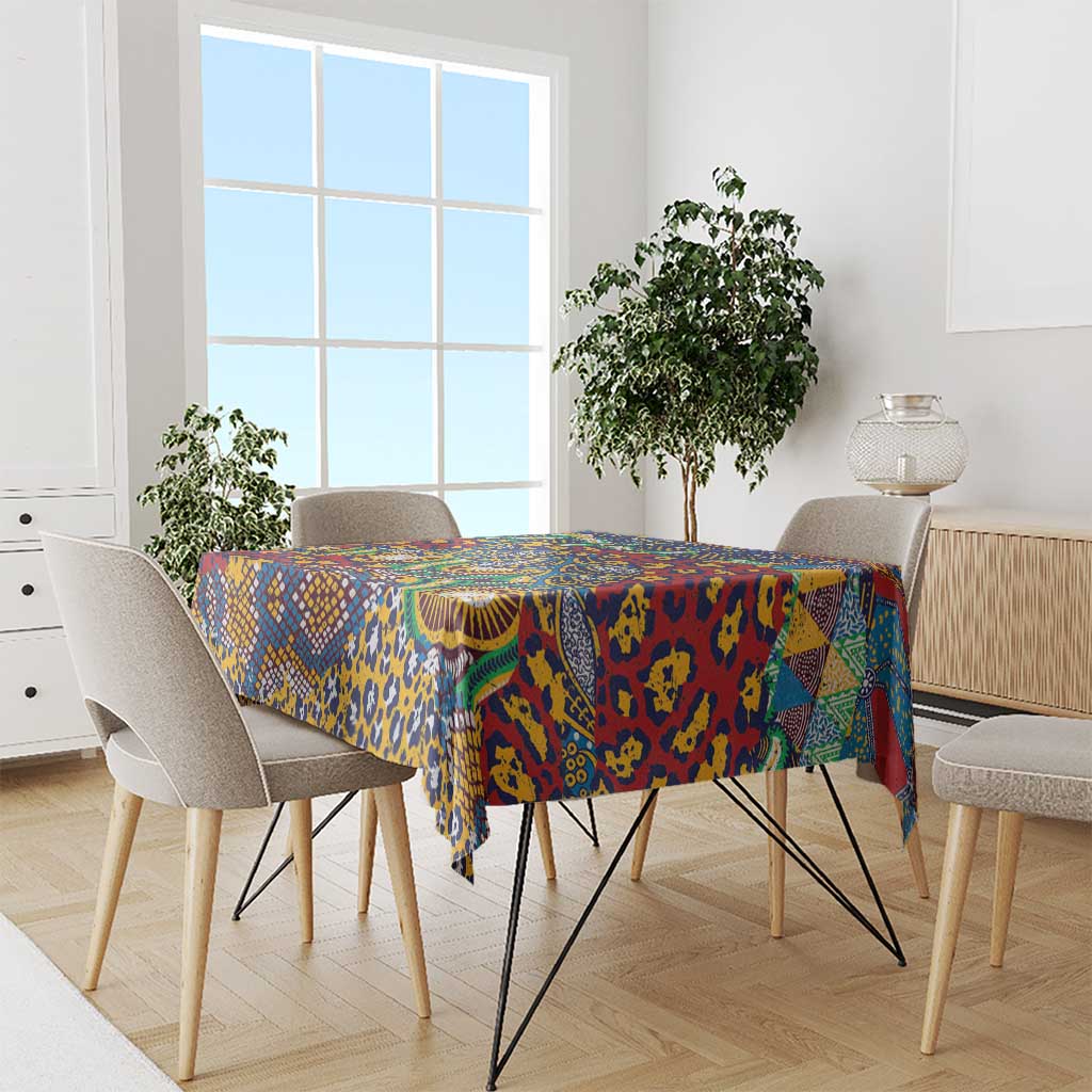 Traditional African Animal Skins Pattern Tablecloth - Wonder Print Shop