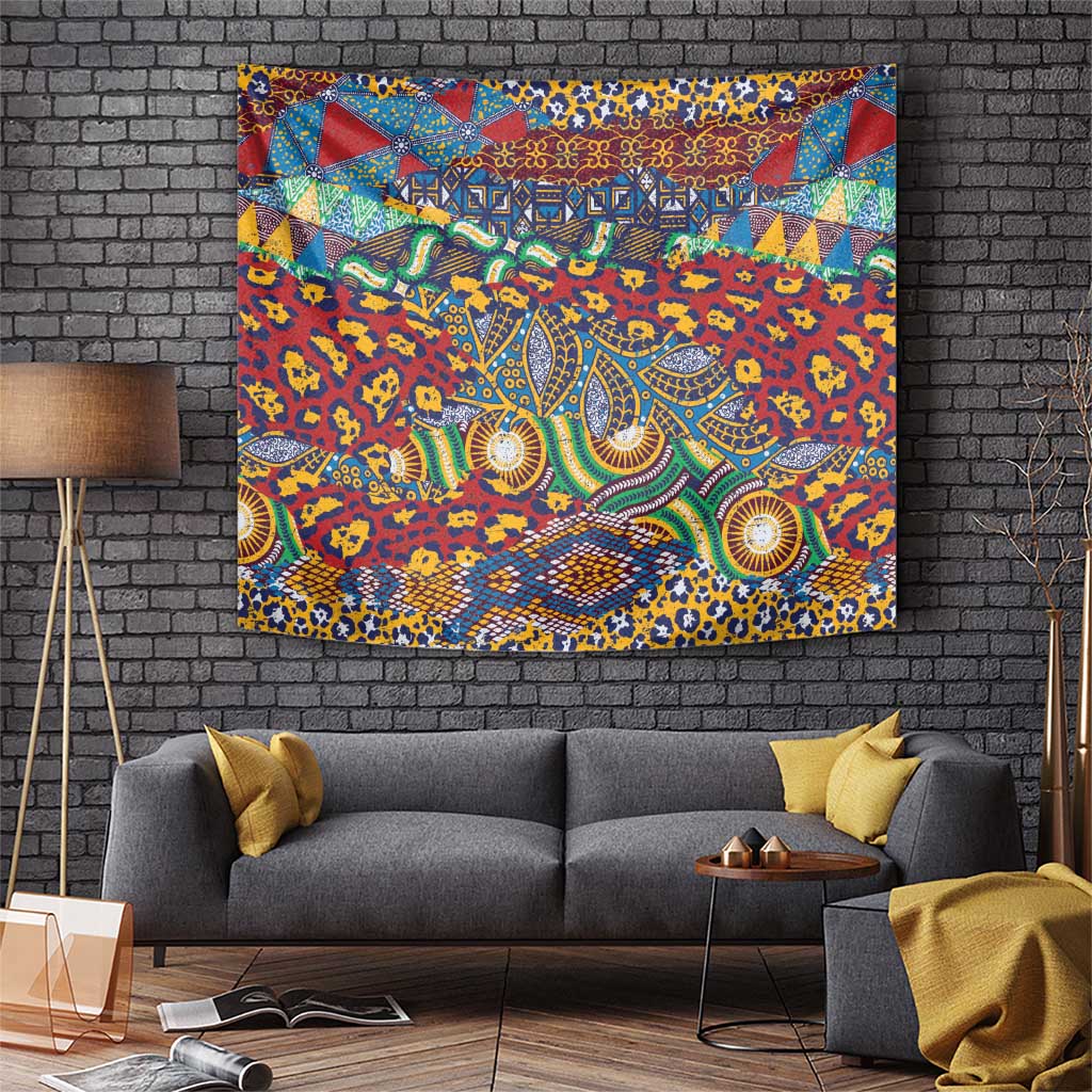 Traditional African Animal Skins Pattern Tapestry - Wonder Print Shop