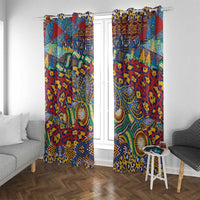 Traditional African Animal Skins Pattern Window Curtain - Wonder Print Shop