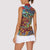 Traditional African Animal Skins Pattern Women Sleeveless Polo Shirt - Wonder Print Shop