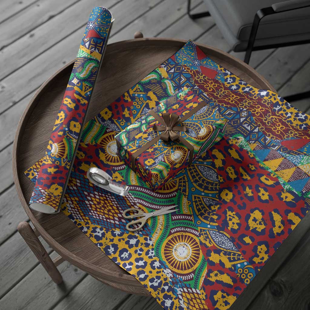 Traditional African Animal Skins Pattern Wrapping Paper - Wonder Print Shop