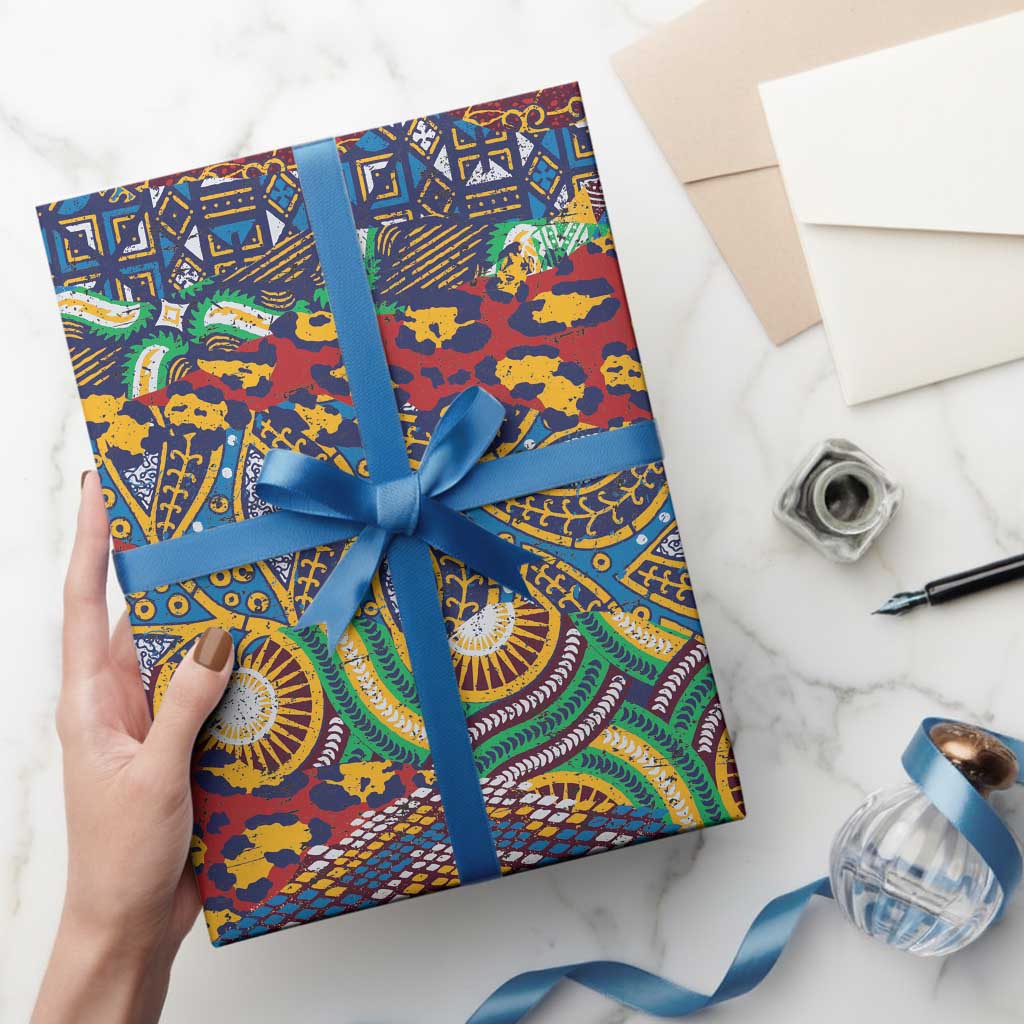 Traditional African Animal Skins Pattern Wrapping Paper - Wonder Print Shop