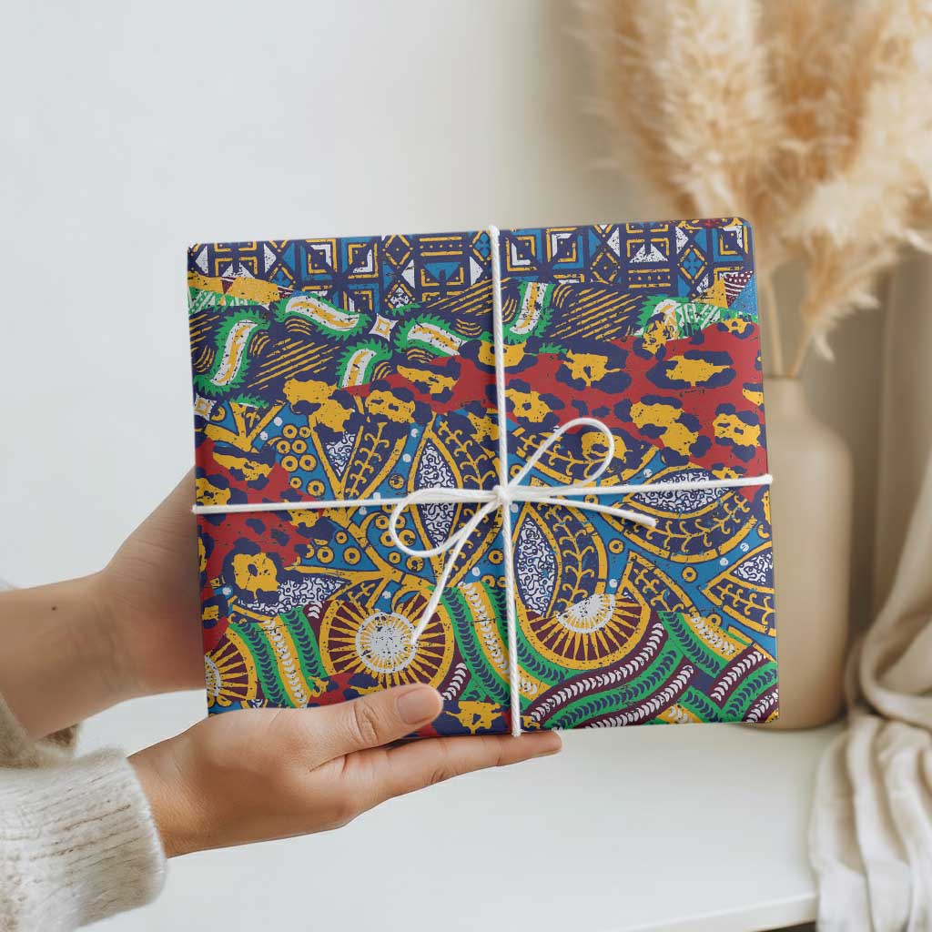 Traditional African Animal Skins Pattern Wrapping Paper - Wonder Print Shop