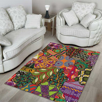 Traditional Ethnic African Vintage Motifs Area Rug LT9 - Wonder Print Shop