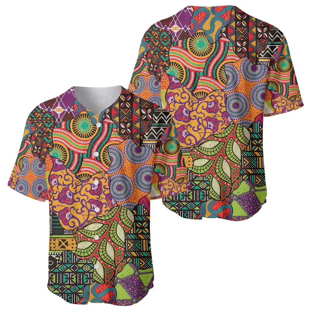 Traditional Ethnic African Vintage Motifs Baseball Jersey LT9 - Wonder Print Shop