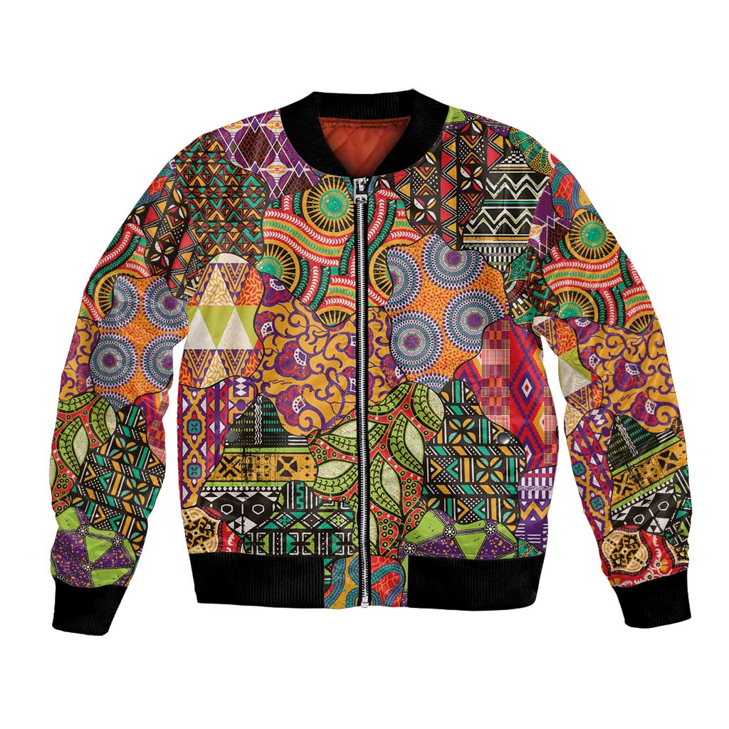 Traditional Ethnic African Vintage Motifs Bomber Jacket LT9 - Wonder Print Shop