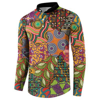 Traditional Ethnic African Vintage Motifs Button Sweatshirt LT9 - Wonder Print Shop