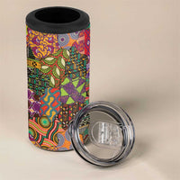 Traditional Ethnic African Vintage Motifs 4 in 1 Can Cooler Tumbler LT9 - Wonder Print Shop