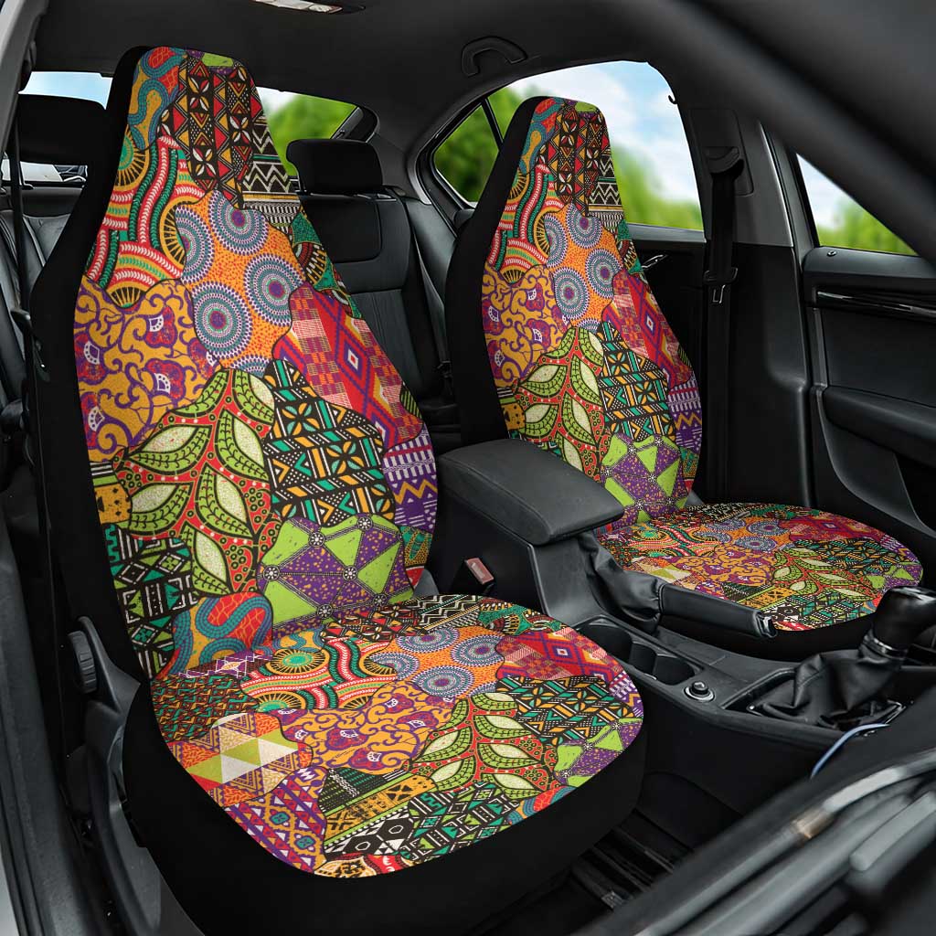 Traditional Ethnic African Vintage Motifs Car Seat Cover LT9 - Wonder Print Shop