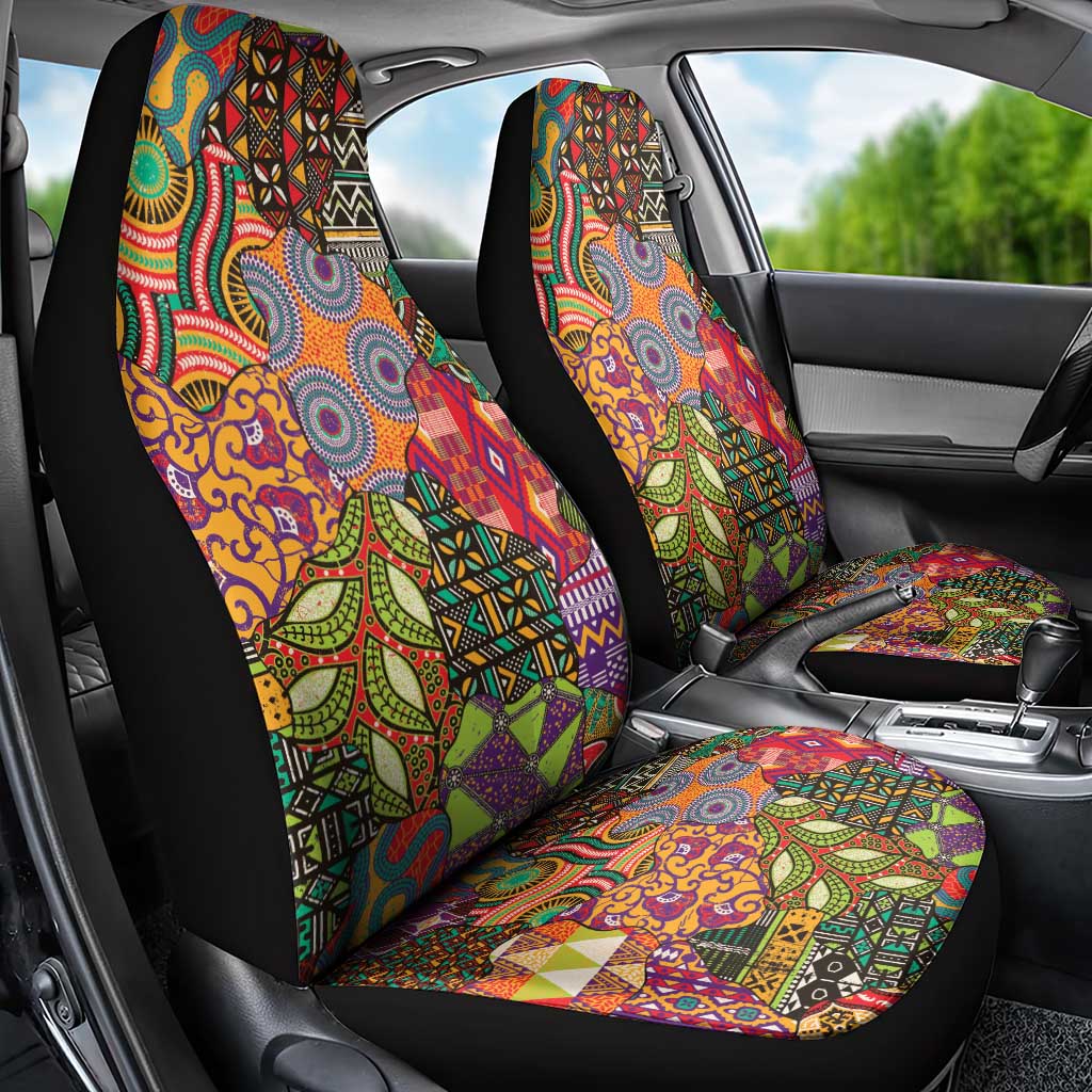 Traditional Ethnic African Vintage Motifs Car Seat Cover LT9 - Wonder Print Shop
