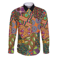 Traditional Ethnic African Vintage Motifs Family Matching Mermaid Dress and Hawaiian Shirt LT9 - Wonder Print Shop