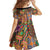 Traditional Ethnic African Vintage Motifs Family Matching Summer Maxi Dress and Hawaiian Shirt - Wonder Print Shop