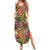 Traditional Ethnic African Vintage Motifs Family Matching Summer Maxi Dress and Hawaiian Shirt - Wonder Print Shop