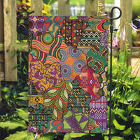 Traditional Ethnic African Vintage Motifs Garden Flag - Wonder Print Shop