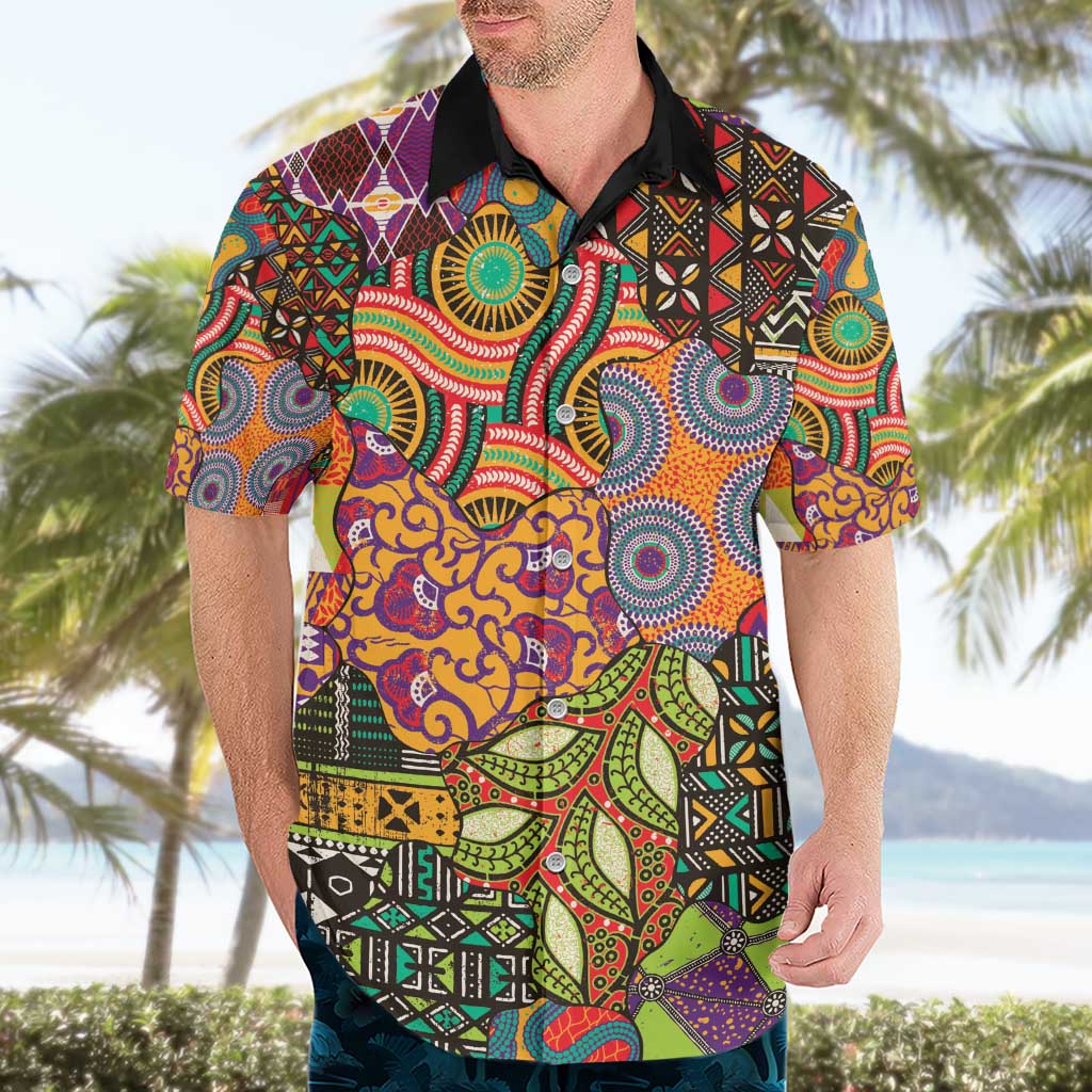 Traditional Ethnic African Vintage Motifs Hawaiian Shirt - Wonder Print Shop