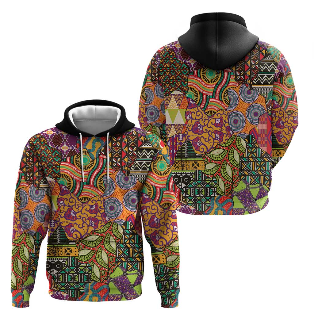 Traditional Ethnic African Vintage Motifs Hoodie - Wonder Print Shop