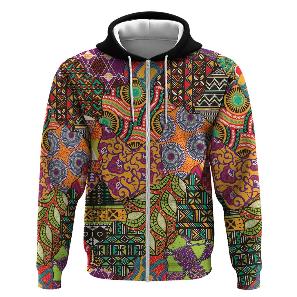 Traditional Ethnic African Vintage Motifs Hoodie - Wonder Print Shop