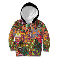 Traditional Ethnic African Vintage Motifs Kid Hoodie - Wonder Print Shop