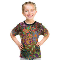 Traditional Ethnic African Vintage Motifs Kid T Shirt - Wonder Print Shop