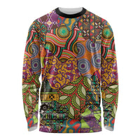 Traditional Ethnic African Vintage Motifs Long Sleeve Shirt - Wonder Print Shop