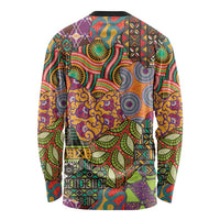 Traditional Ethnic African Vintage Motifs Long Sleeve Shirt - Wonder Print Shop