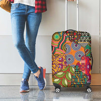 Traditional Ethnic African Vintage Motifs Luggage Cover - Wonder Print Shop