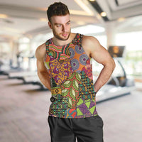 Traditional Ethnic African Vintage Motifs Men Tank Top - Wonder Print Shop