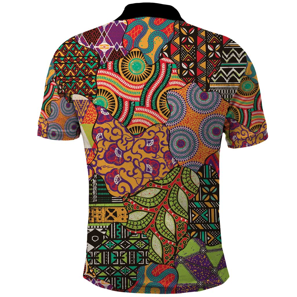 Traditional Ethnic African Vintage Motifs Polo Shirt - Wonder Print Shop