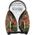 Traditional Ethnic African Vintage Motifs Sherpa Hoodie - Wonder Print Shop