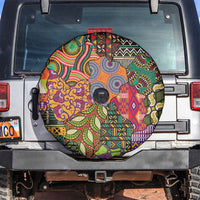 Traditional Ethnic African Vintage Motifs Spare Tire Cover - Wonder Print Shop
