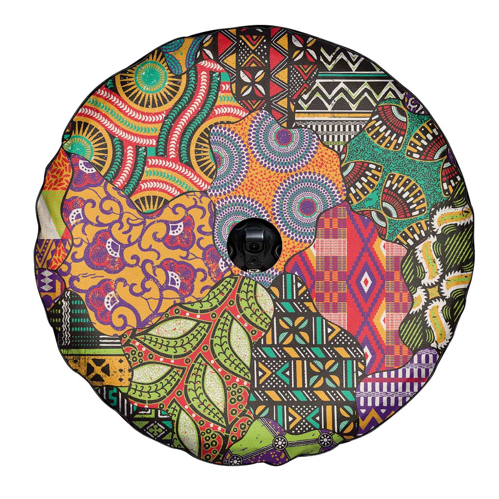 Traditional Ethnic African Vintage Motifs Spare Tire Cover - Wonder Print Shop